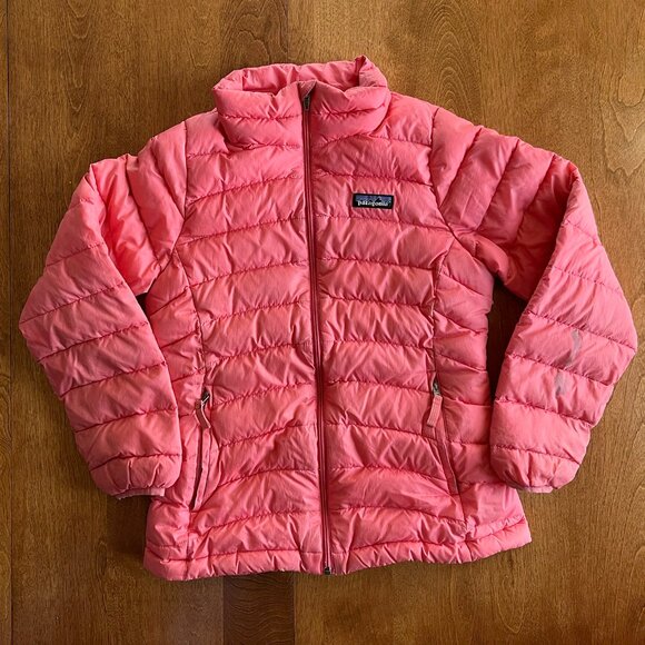 Patagonia pink puffer jacket M 10